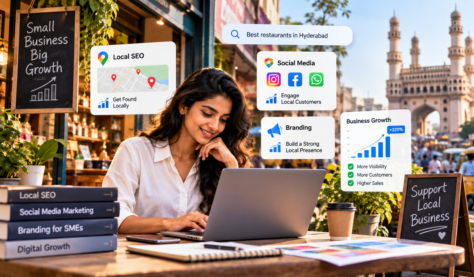 Local Business Marketing in Hyderabad: You Don't Need Everyone to Know You. You Need the Right People Nearby to Find You.