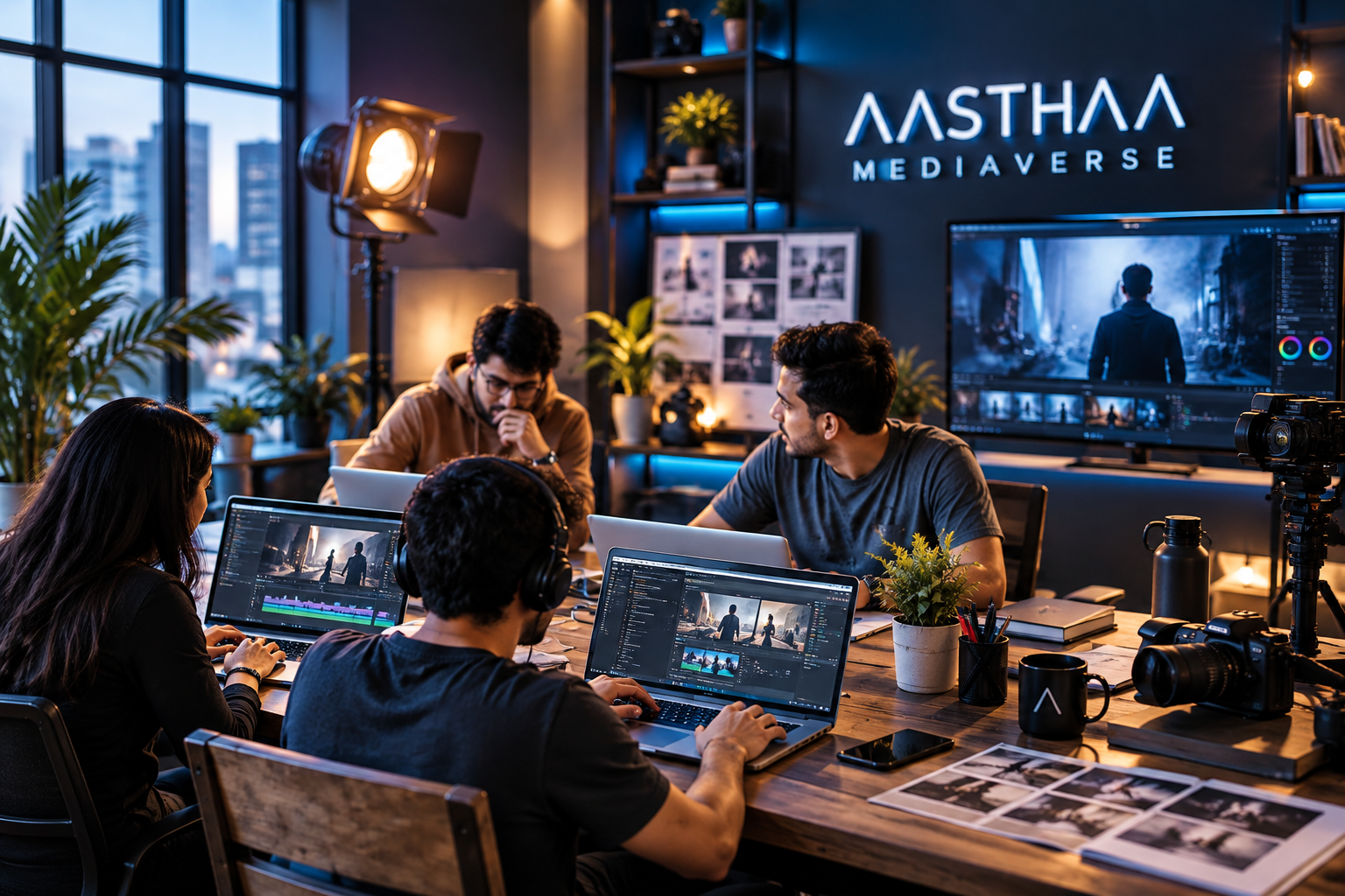 AASTHAA MEDIAVERSE Filmmaking and Marketing Team Hyderabad